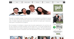 Desktop Screenshot of organizaciongen.com