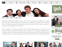 Tablet Screenshot of organizaciongen.com